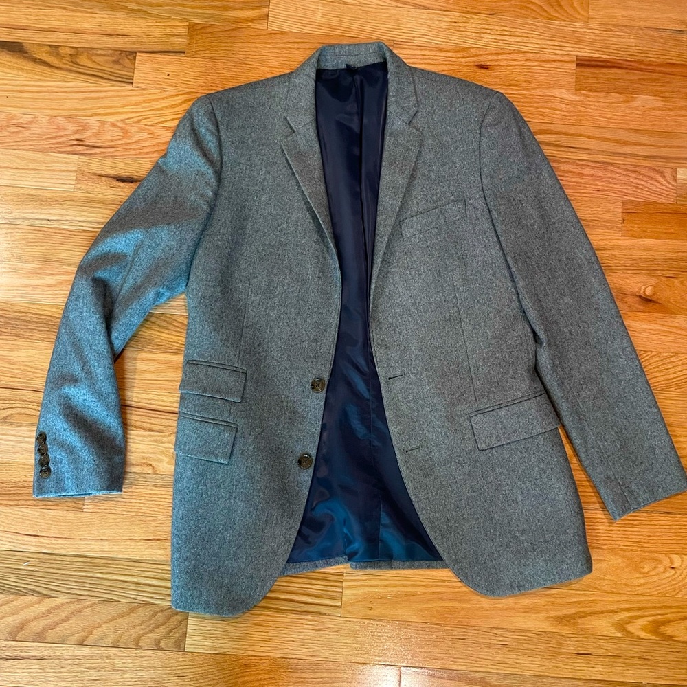 J. Crew Factory Thompson grey suit jacket 38R